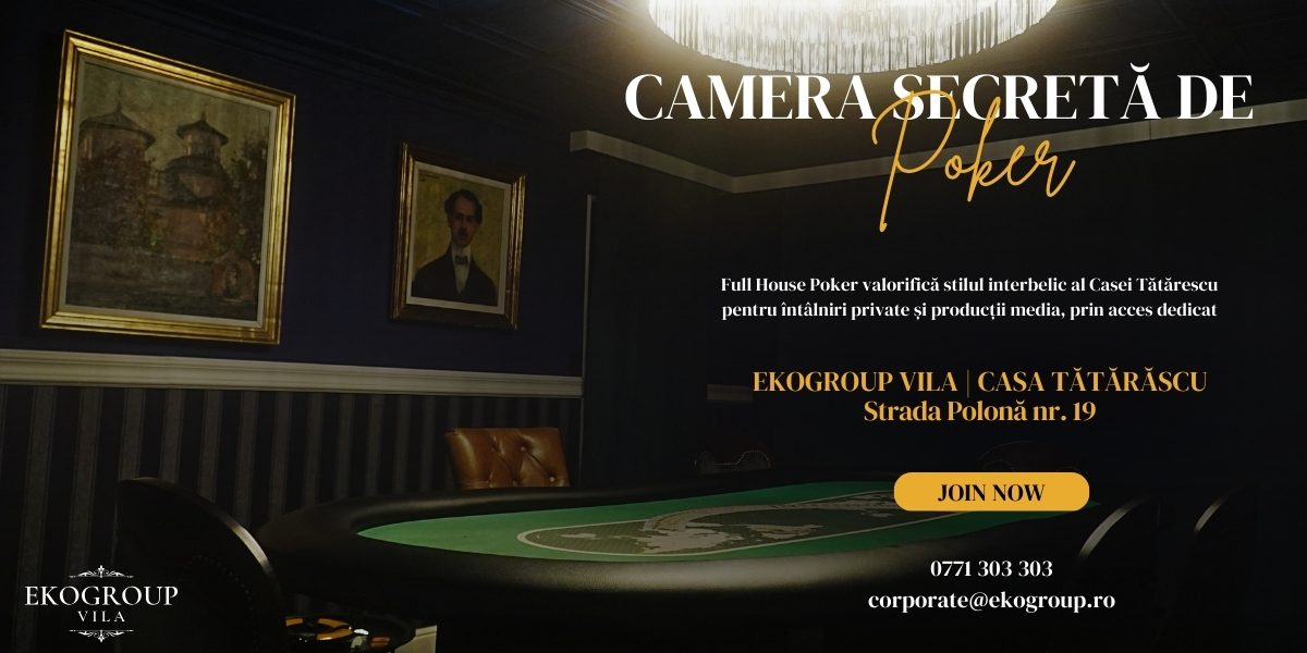 Full House Poker: Camera de poker secretă de închiriat pentru experiențe private exclusiviste
